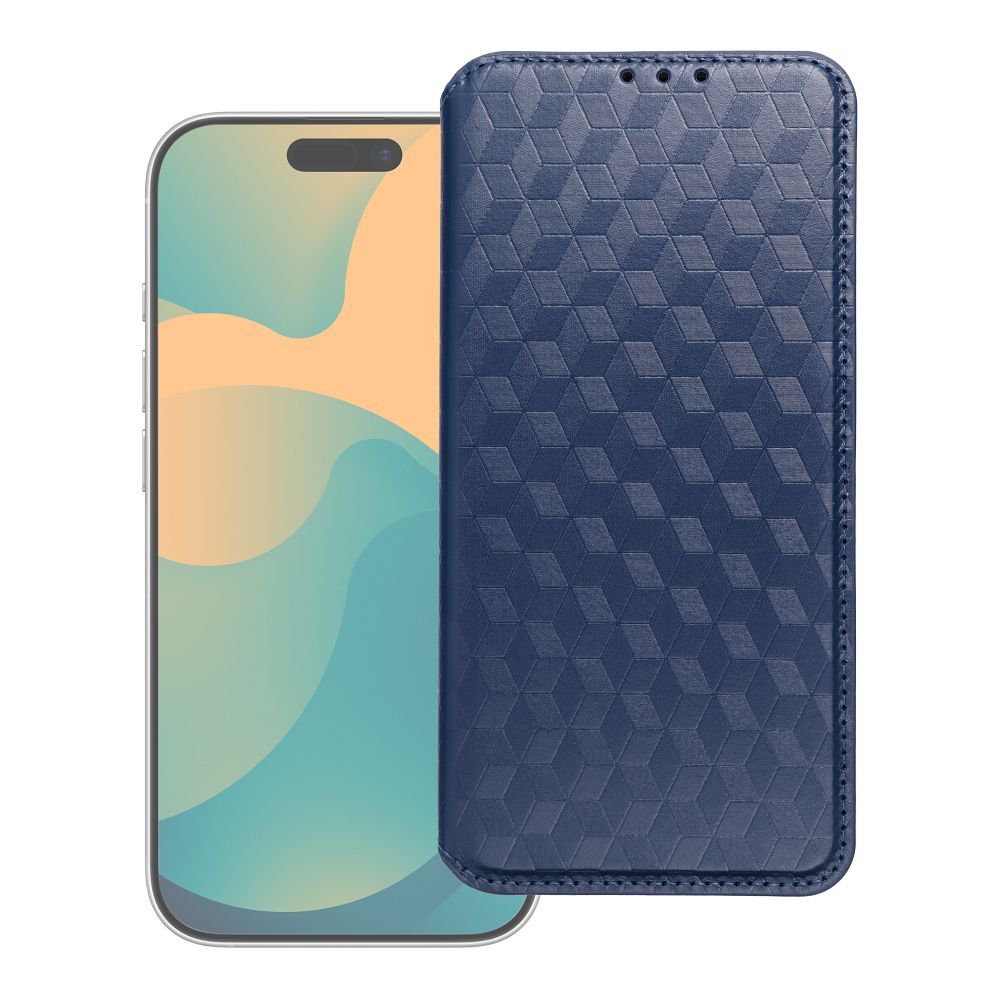 Flip case for iPhone 17 PRO / 18 PRO Cubic Book blue