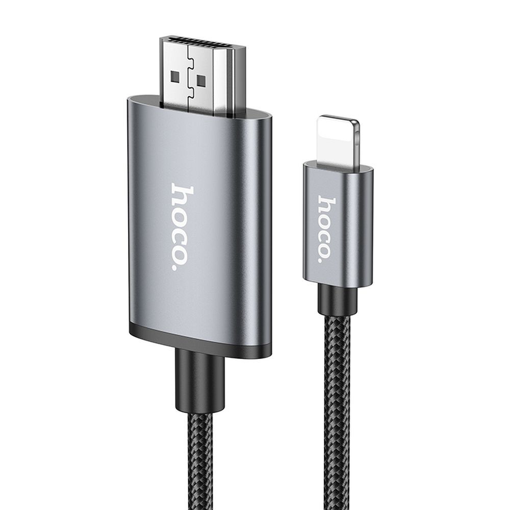 Kaabel Hoco UA27 Lightning to HDMI 2.0m hall
