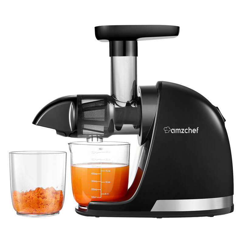 AMZCHEF 1501-BK-SM aeglane mahlapress (must)