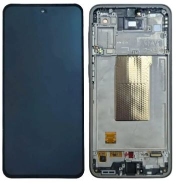 Samsung A376 A37 5G LCD-ekraan puutetundliku ekraani ja raamiga, hall-roheline, originaal (teeninduskomplekt)