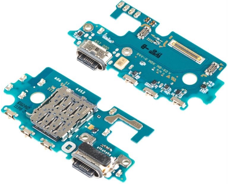 Flex Samsung A576 A57 5G for plugin, microphone, SIM reader original (service pack)