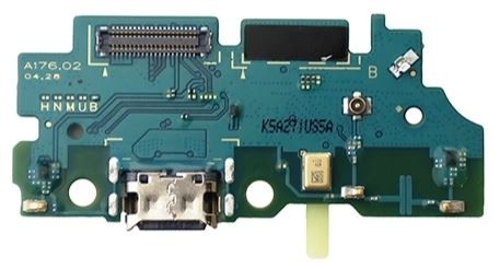 Flex Samsung A176 A17 5G pistikupesa, mikrofoni ja kõrvaklappide pistikupesa originaal (teeninduskomplekt)
