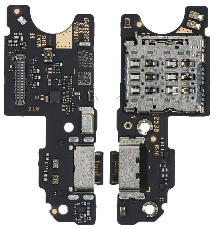 Paindühendus Xiaomi Redmi Note 15 5G/Poco M8 5G laadimispistiku ja mikrofoni, SIM-kaardi kontaktiga originaal (service pack)