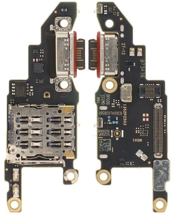 Paindühendus Xiaomi Poco X8 Pro 5G laadimispistiku ja mikrofoni, SIM-kaardi kontaktiga originaal (service pack)