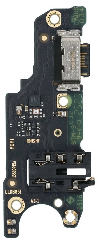 Гибкий шлейф Xiaomi Redmi 15C 4G/Poco C85 4G (Global version) с разъемом зарядки и микрофоном оригинал (service pack)