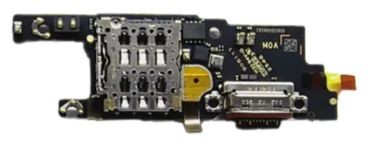 Flex Xiaomi 17 Ultra koos laadimisliitmiku ja mikrofoniga, originaalne SIM-kaardi kontakt (teeninduskomplekt)