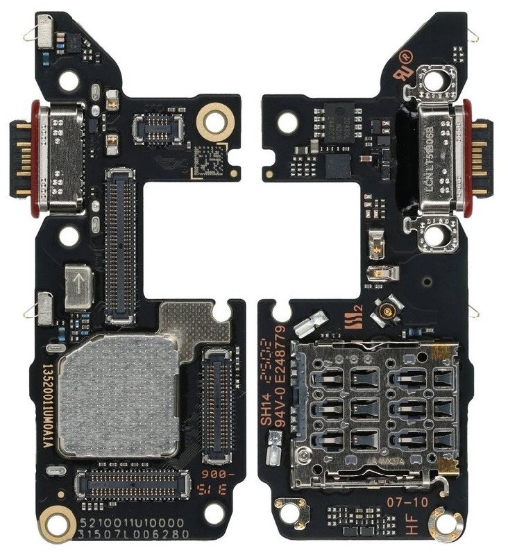 Flex Xiaomi Poco F7 Ultra 5G laadimispesa ja mikrofoniga, SIM-kaardi kontakt originaal (service pack)