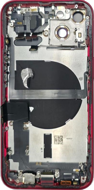 Aku kaas iPhone 13 Red NFC laadimis-flex'i, mikrofoniga originaal (kasutatud Grade B)