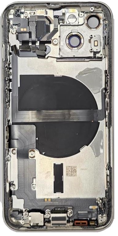Aku kaas iPhone 13 Starlight NFC laadimis-flex'i, mikrofoniga originaal (kasutatud Grade A)
