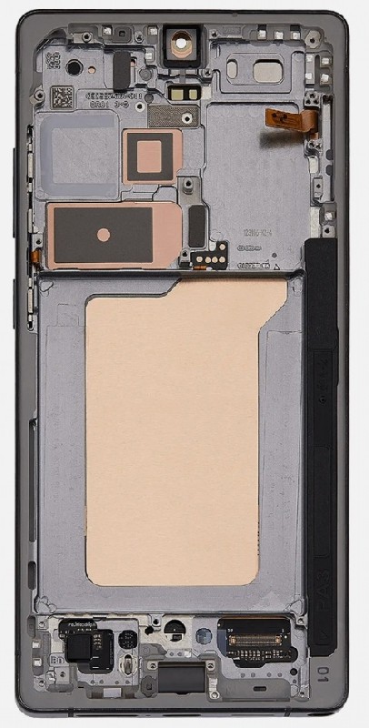 LCD ekraan Samsung S938 S25 Ultra puuteekraani ja raamiga Titanium Jet Black originaal (komplekteeritud service pack)
