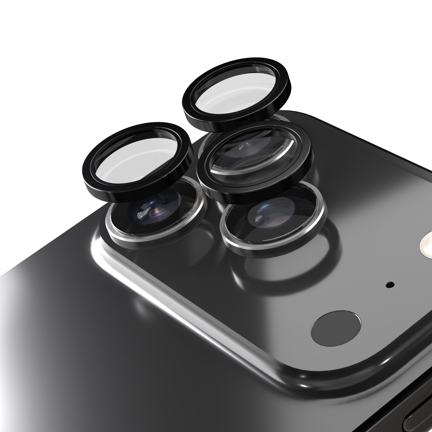 Etteri camera lens protector jaoks iPhone 17 Pro / 17 Pro Max must