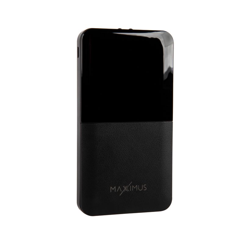Akupank MX ROTH 10 000 mAh, 2xUSB, 10W Li-Po, must, + microUSB kaabel
