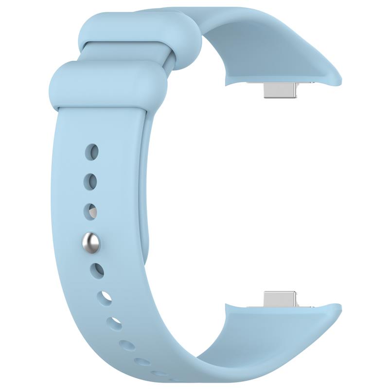 СИЛИКОНОВЫЙ РЕМЕШОК MI BAND 8 PRO /M8 PRO (4). ГОЛУБОЙ