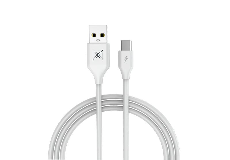 MX SET CABLE 2.4A/TYPE-C/1M WHITE