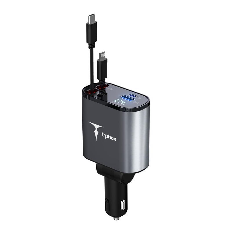 Autolaadija T-PHOX Flexit 4in1 86W, hall