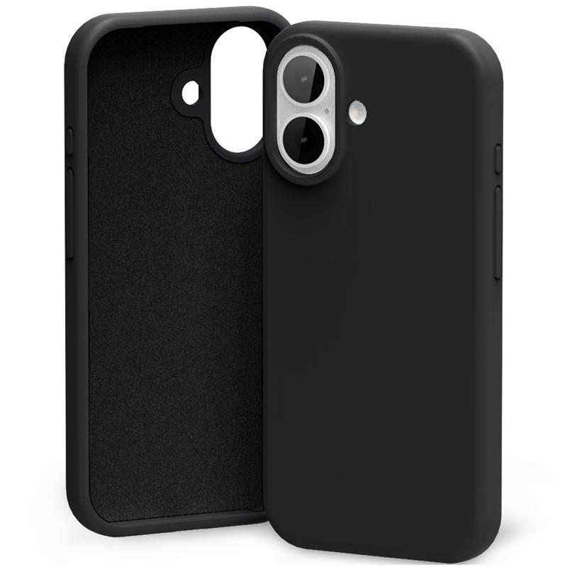 Mercury Silicone ümbris iPhone 17, must