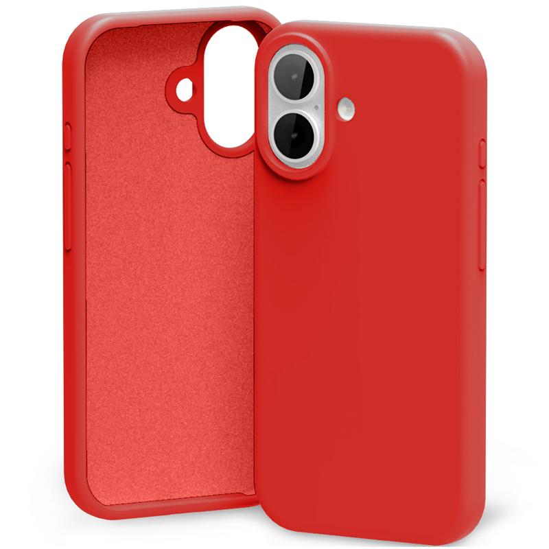 Mercury Silicone ümbris iPhone 17, punane