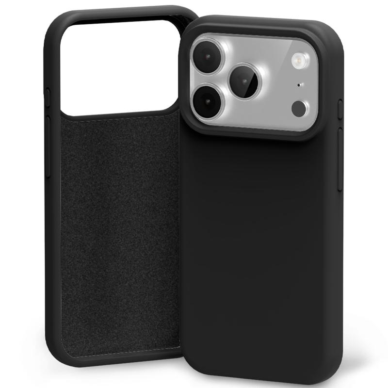 Mercury Silicone ümbris iPhone 17 Pro / 18 Pro, must