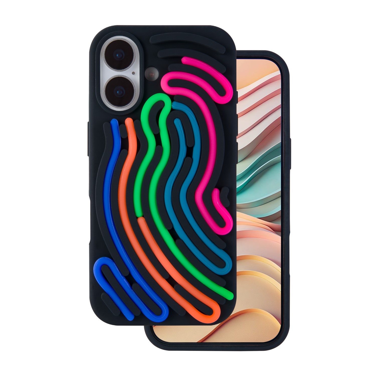 DIY Snake чехол для iPhone 16 6,1" черный