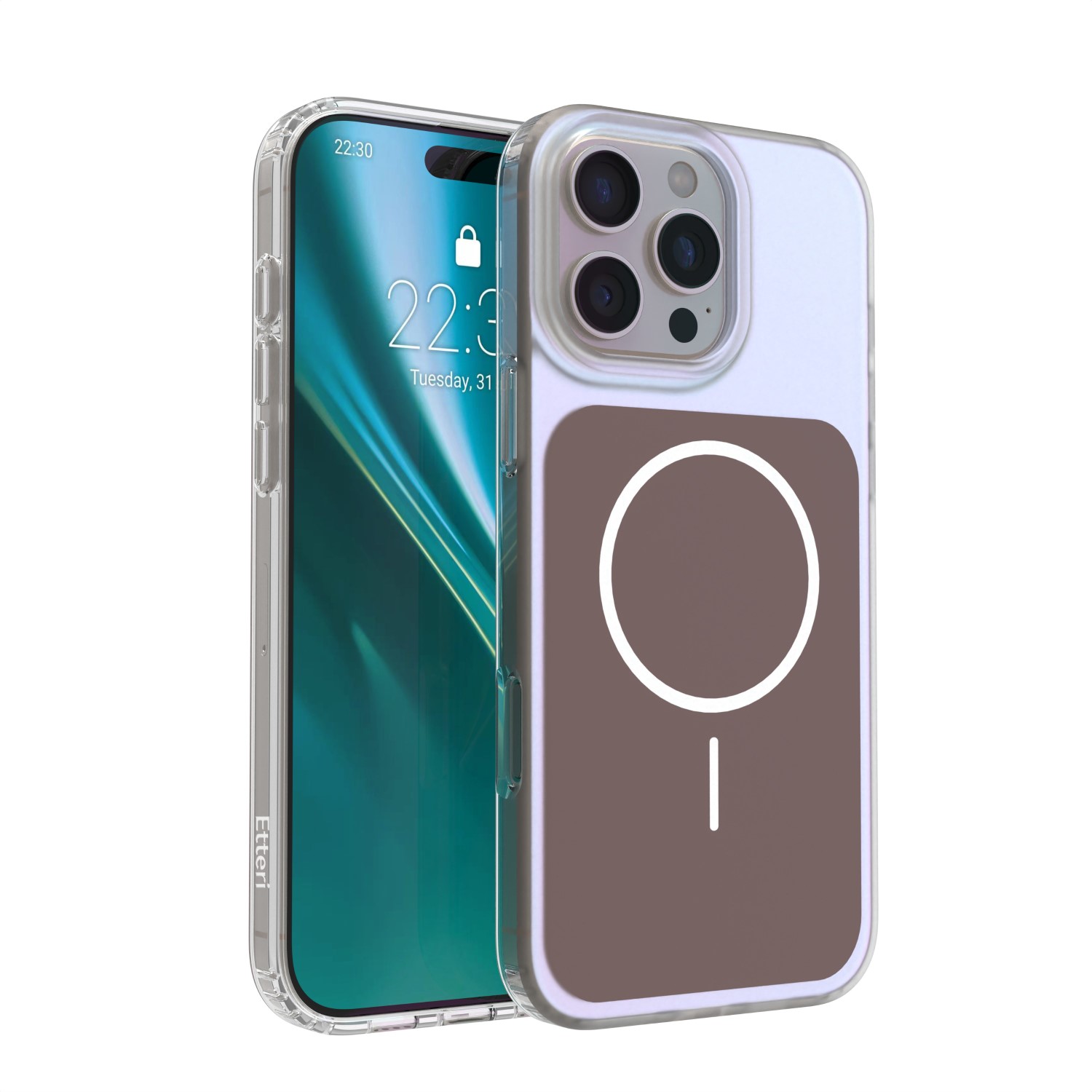 Etteri Hidden Pearl ümbris iPhone 16 Pro Max 6,9" pruun