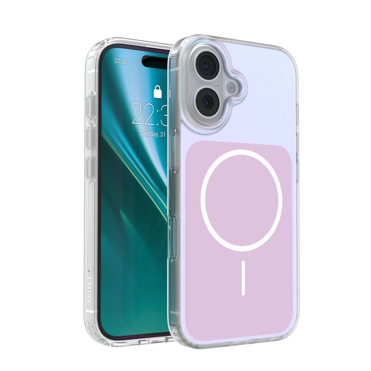 Etteri Hidden Pearl чехол для iPhone 16 6,1" розовый