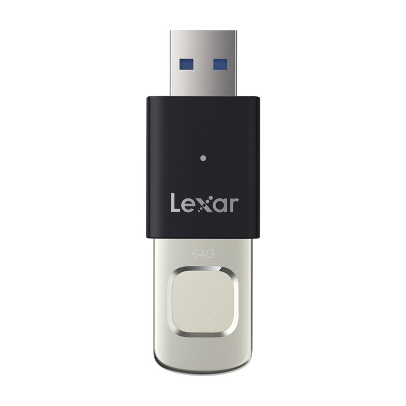 Lexar F35pro USB 3.2 64GB mälupulk sõrmejäljetuvastusega