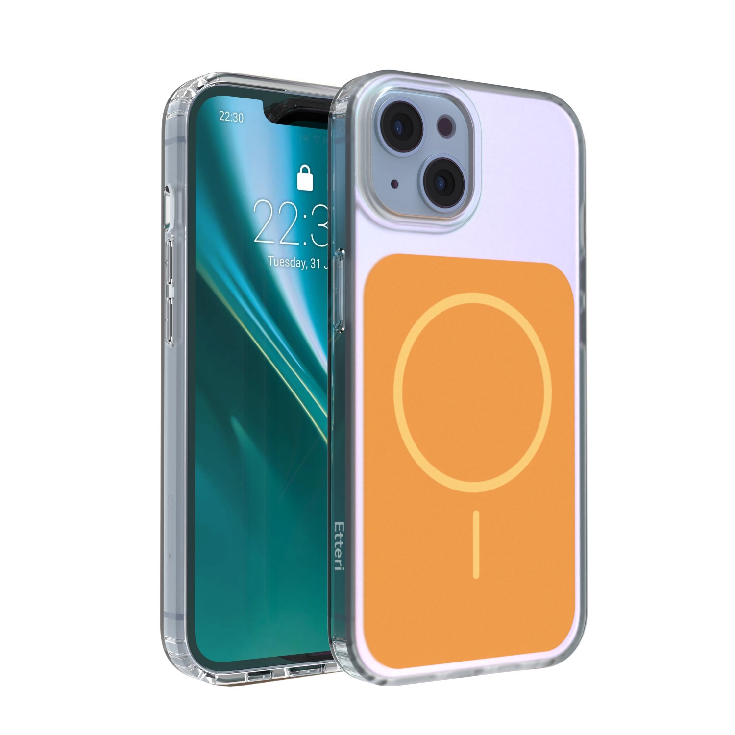 Etteri Hidden Pearl ümbris iPhone 14 6,1" oranž