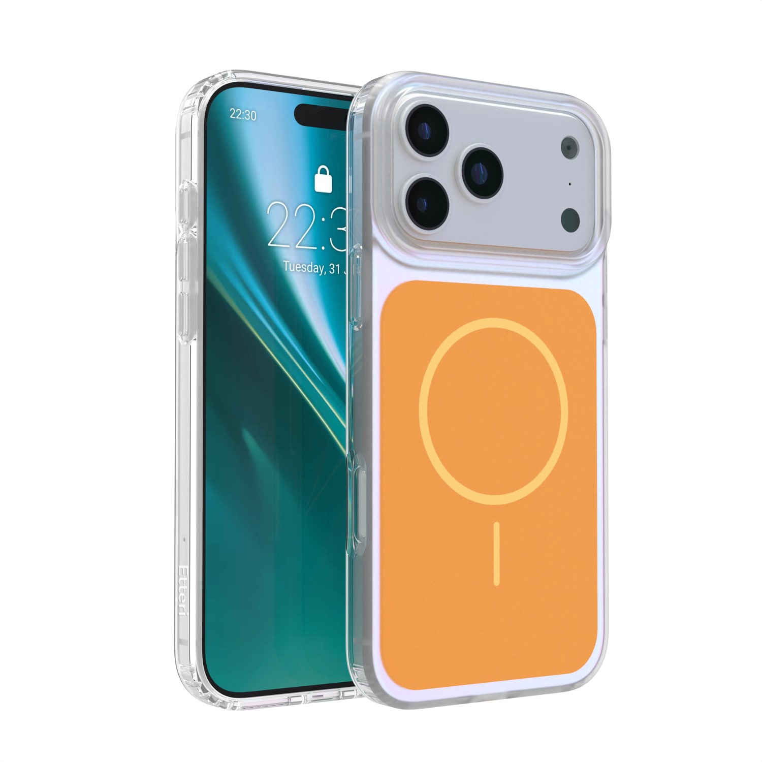 Etteri Hidden Pearl ümbris iPhone 17 Pro Max 6,9" jaoks oranž
