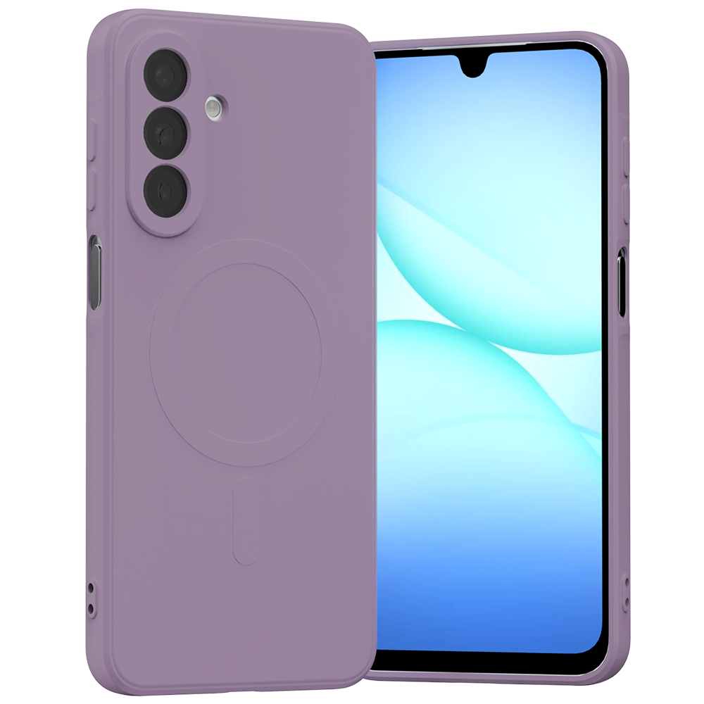 Mercury полусиликоновый Magsafe Samsung Galaxy A17 сиренево-фиолетовый
