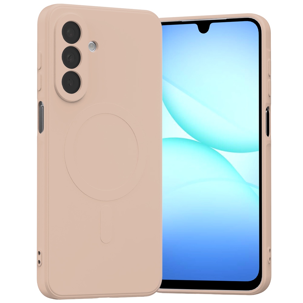 Mercury полусиликоновый Magsafe Samsung Galaxy A17 розовый песок