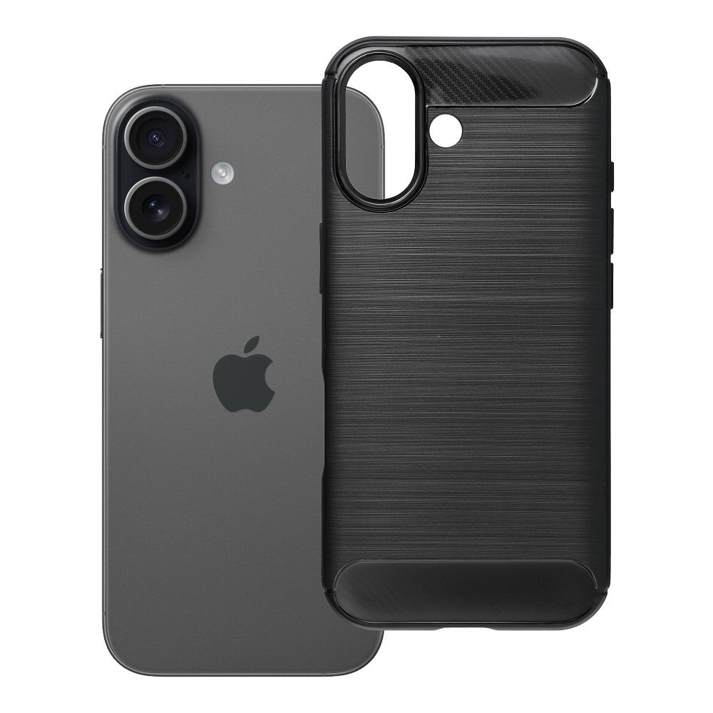 Чехол для iPhone 17 Carbon 2.0 черный