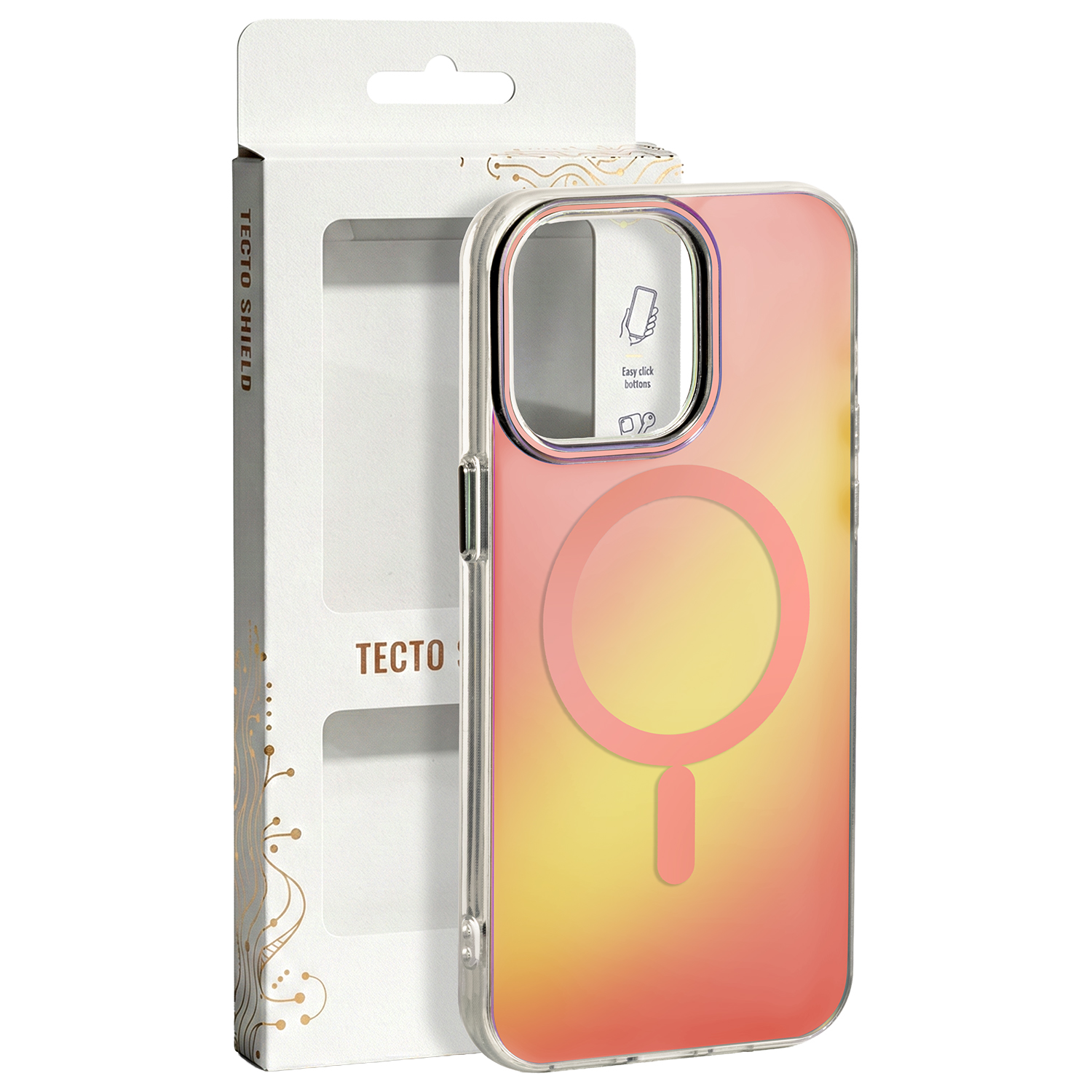 Tecto Shield Aurora ümbris iPhone 15 Pro Max 6,7" jaoks roosa