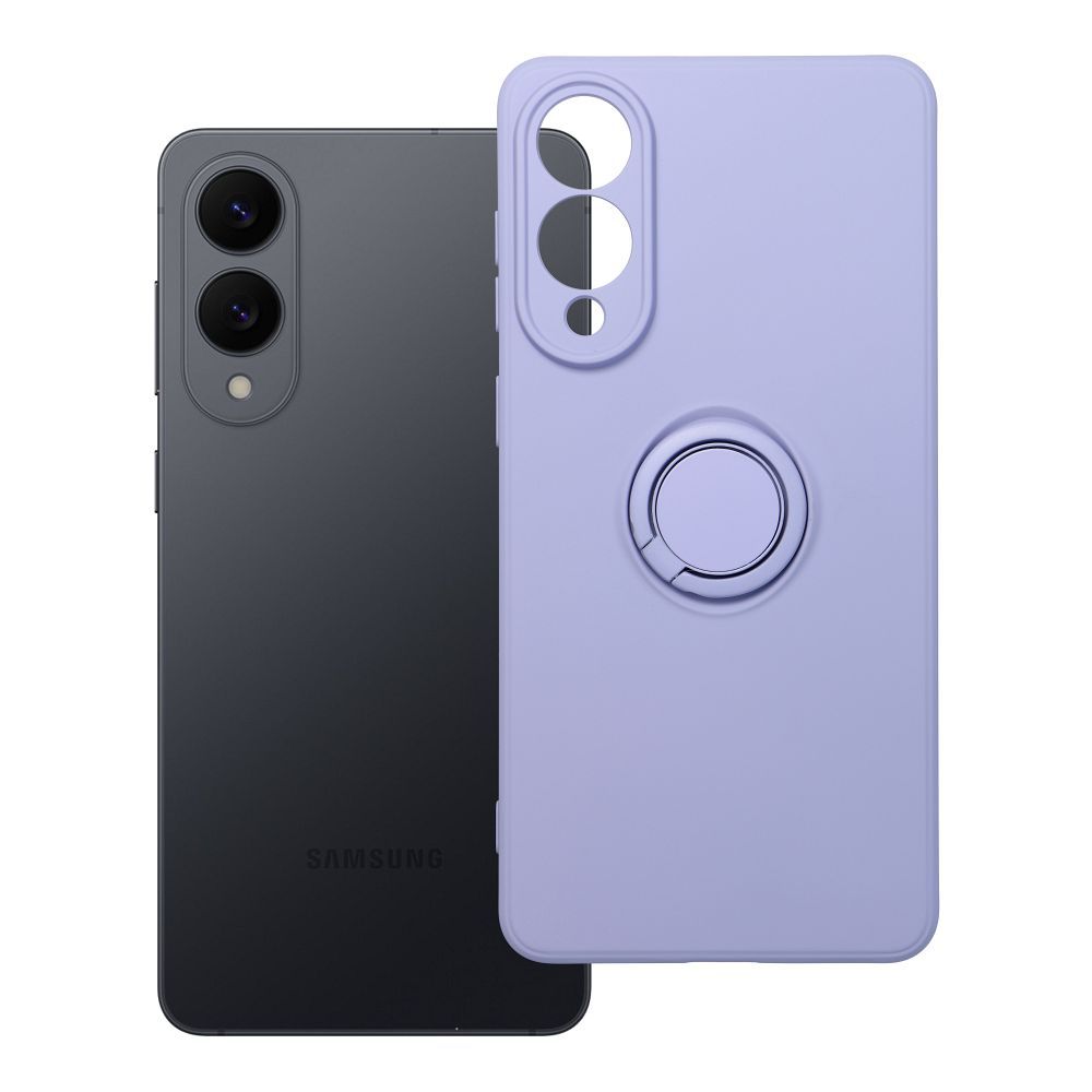 SILICONE RING ümbris jaoks SAMSUNG S25 Edge violet