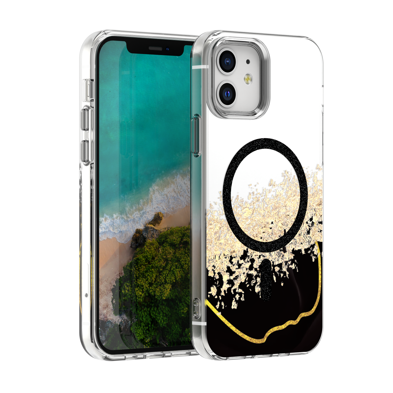 Epoxy Mag ümbris iPhone 12 / 12 Pro 6,1" must