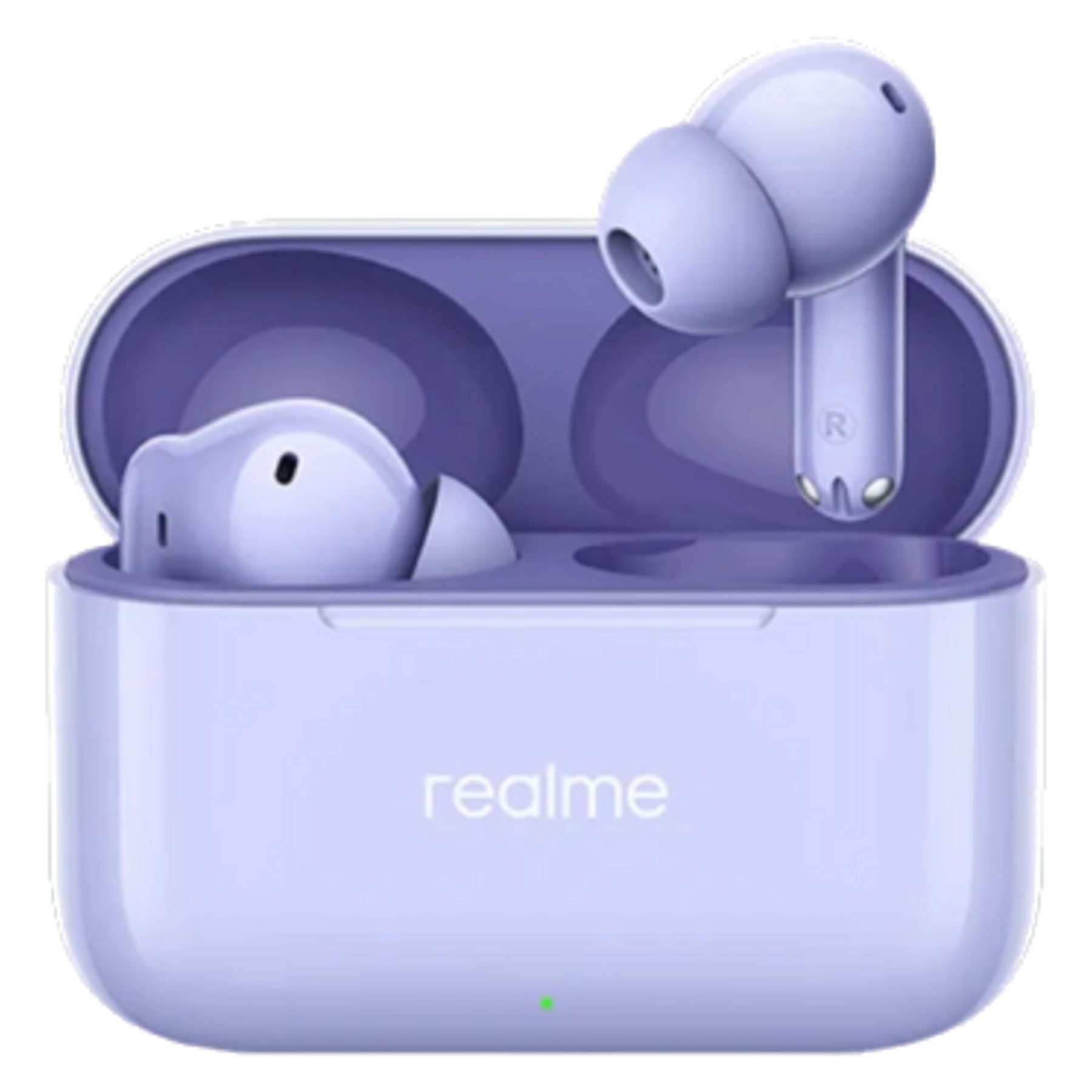 Juhtmevabad kõrvaklapid Realme Buds T200 lilla