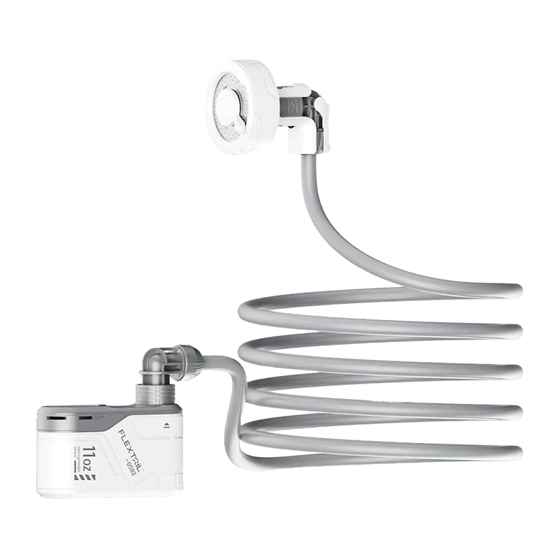 Flextail Max Shower kaasaskantav dušš koos ümbrisega (valge)