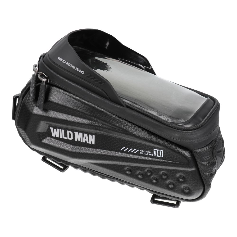 WILDMAN reisikott jalgratta raamile lukuga, 1,2L (4 "- 7"), ES10, must