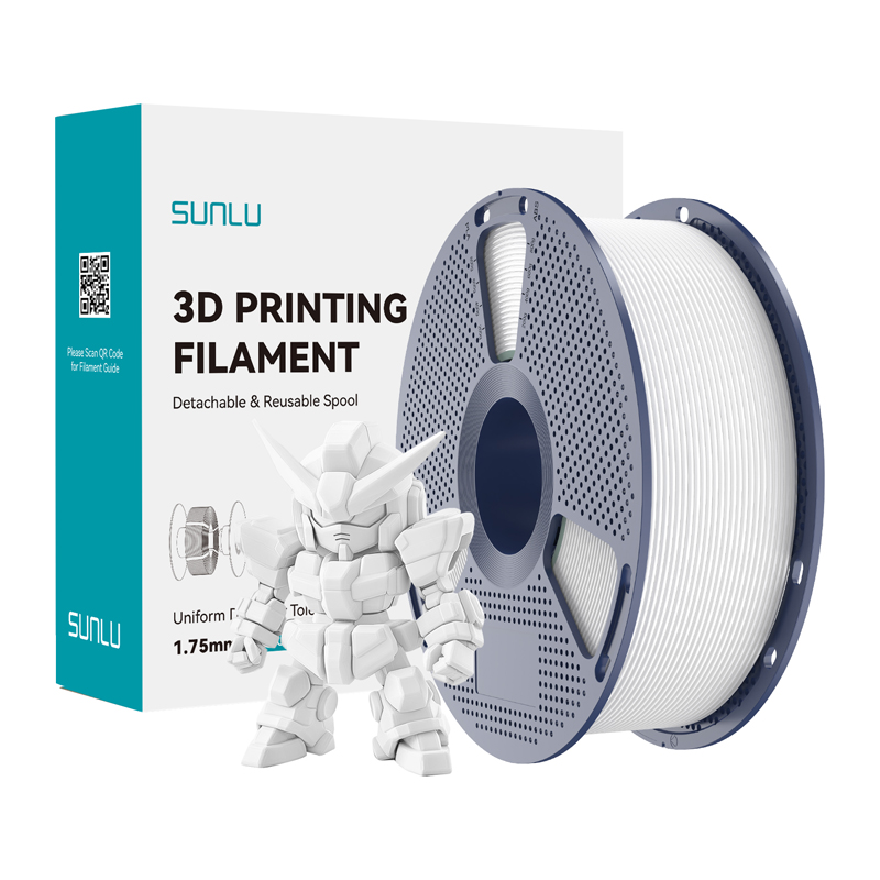 Sunlu PLA+ 2.0 filament (valge)