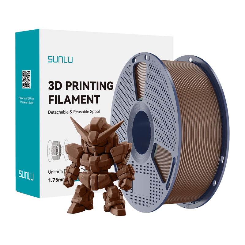Sunlu PLA+ 2.0 filament (kohvipruun)