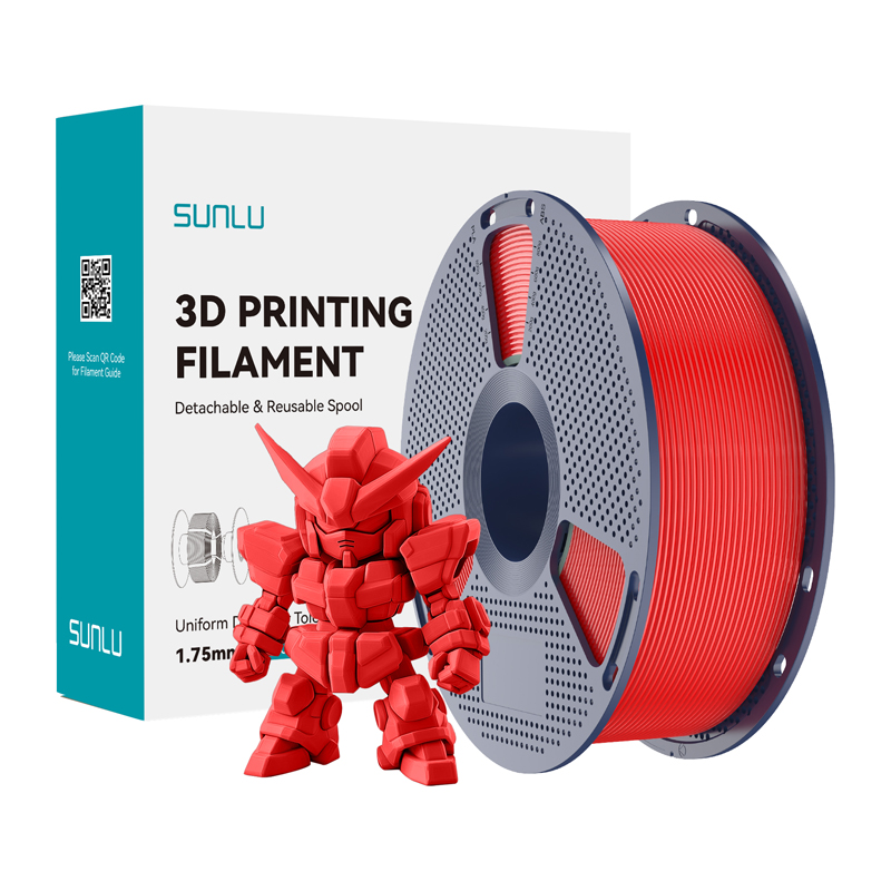 Sunlu PLA+ 2.0 filament (punane)