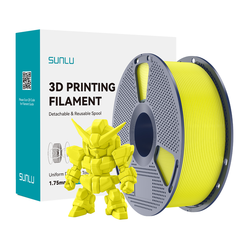Sunlu PLA+ 2.0 filament (kollane)