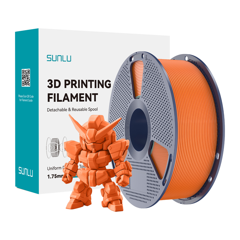 Sunlu PLA+ 2.0 filament (päikeseoranž)
