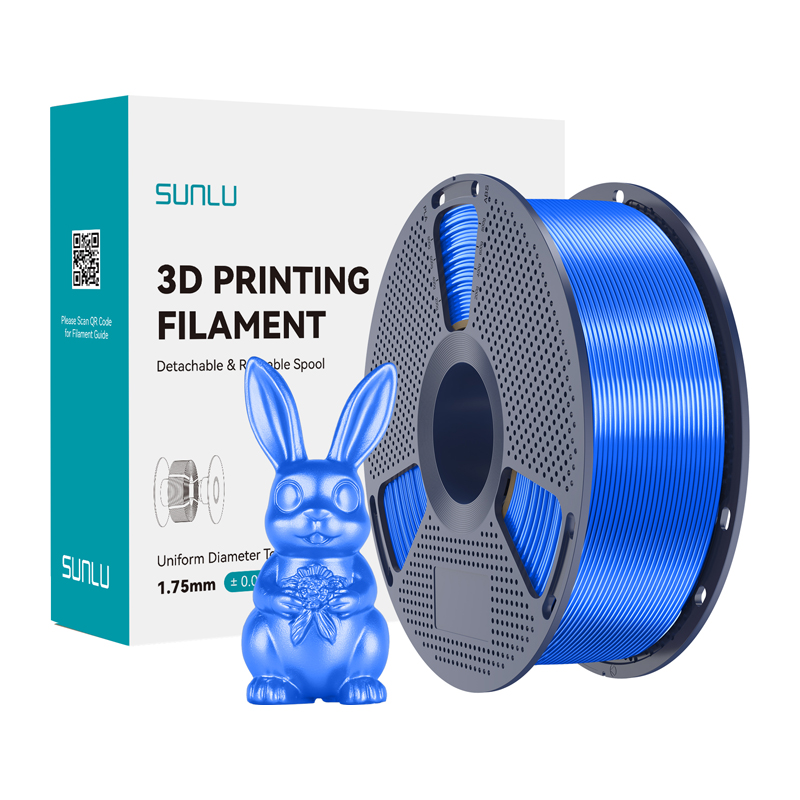 Sunlu PLA+ Silk filament (sinine)
