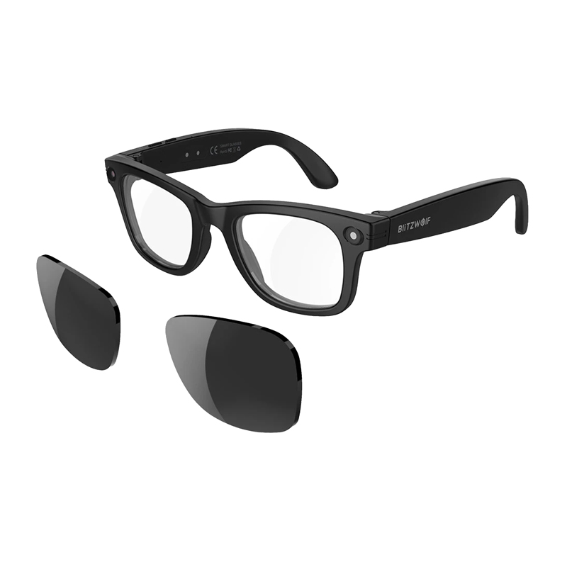 BlitzWolf BW-AG1 Pro AI умные солнцезащитные очки со сменными линзами