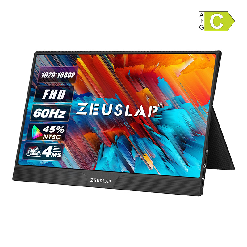 ZEUSLAP Z15ST kaasaskantav monitor 15.6" puutetundliku ekraaniga