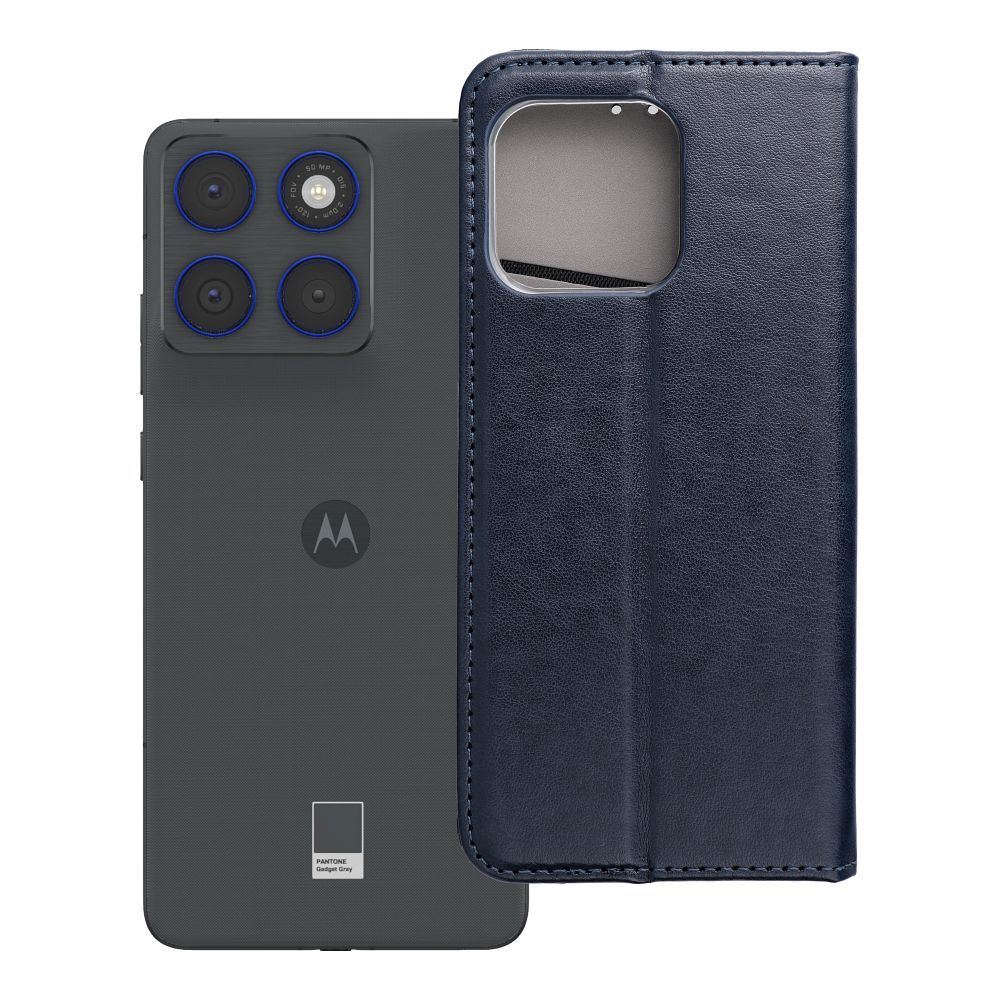 SMART MAGNETO Book ümbris Motorola Edge 70 jaoks - tumesinine