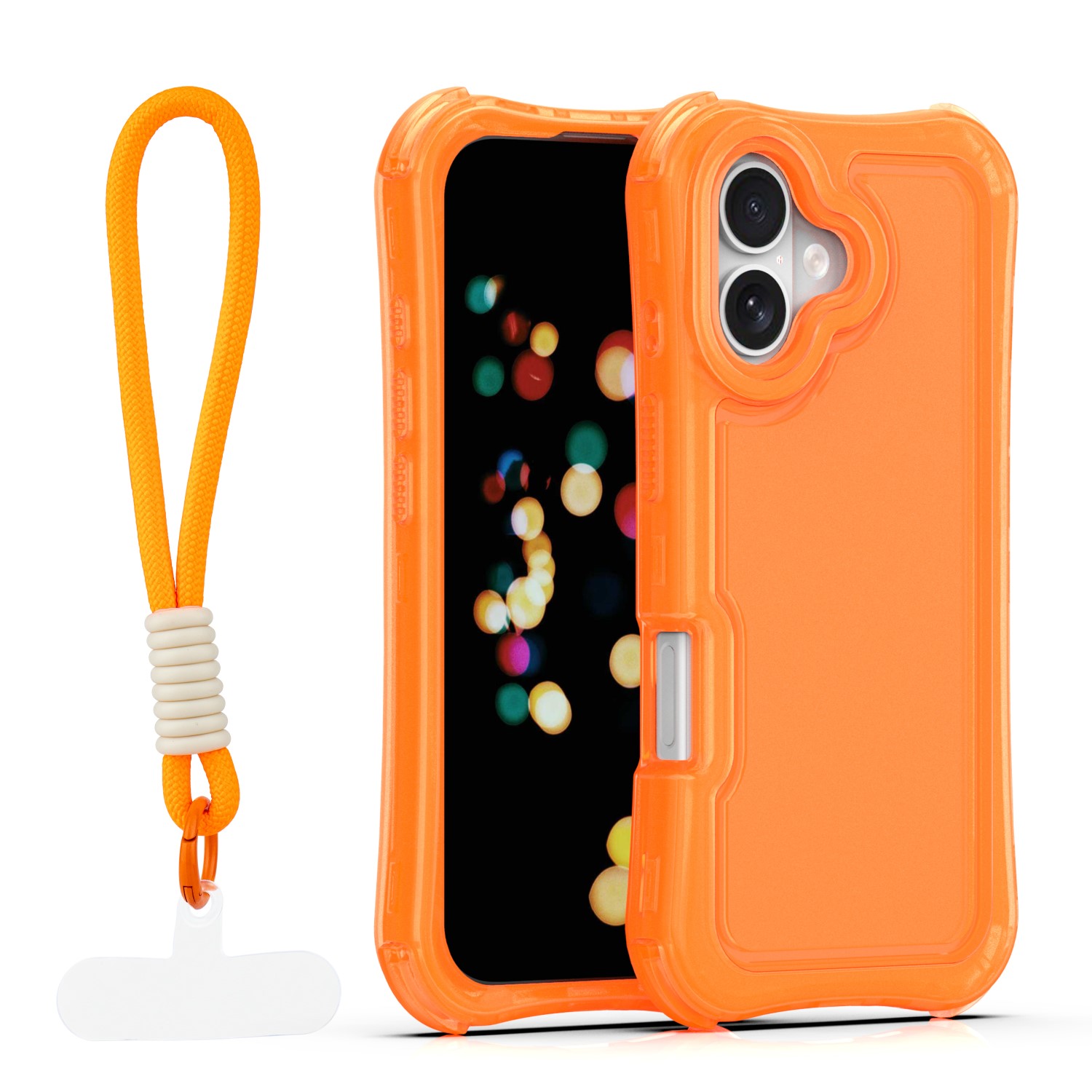 Safepop ümbris rihmaga iPhone 17 6,3" jaoks oranž