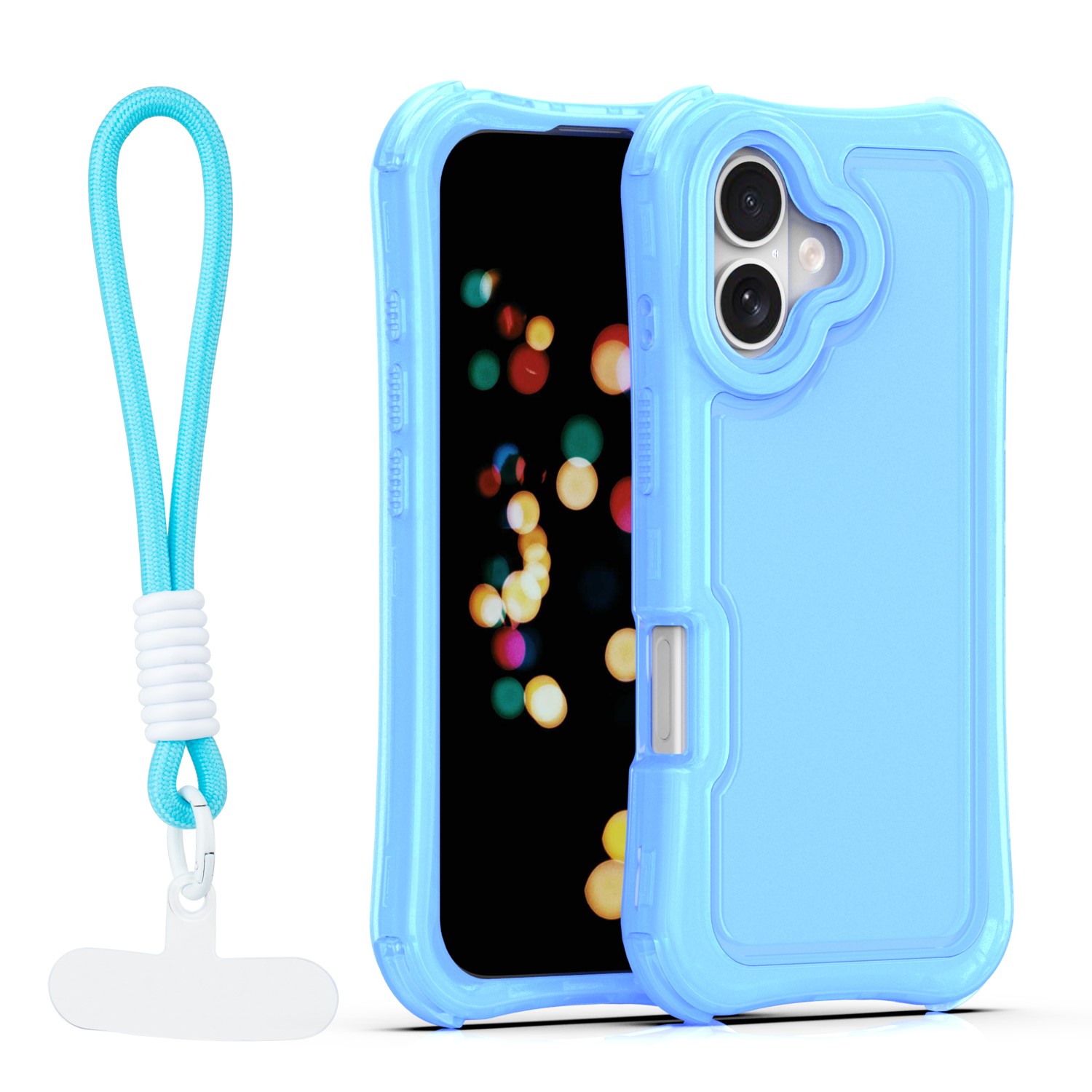 Safepop ümbris rihmaga iPhone 17 6,3" jaoks sinine