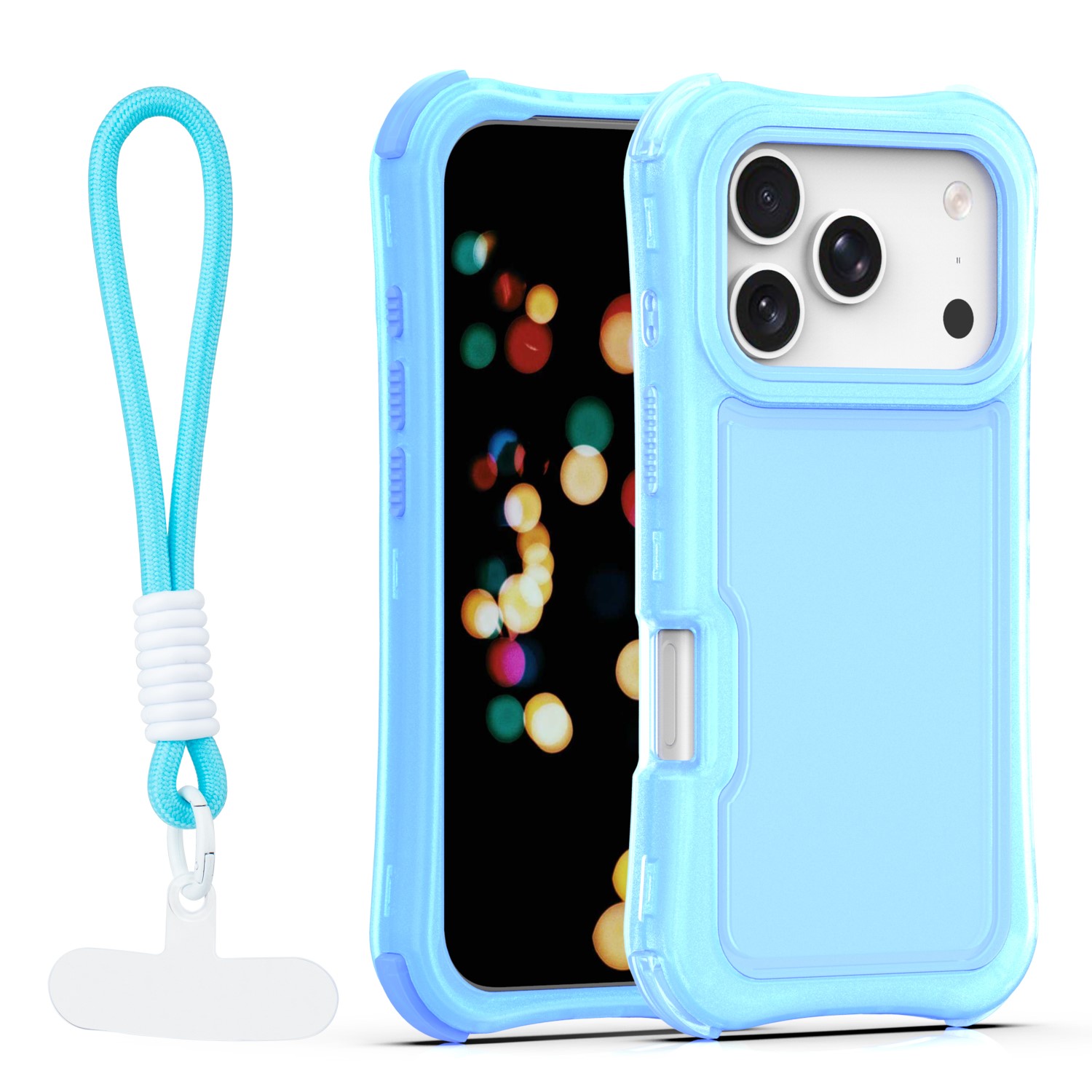 Safepop ümbris rihmaga iPhone 17 Pro 6,3" jaoks sinine