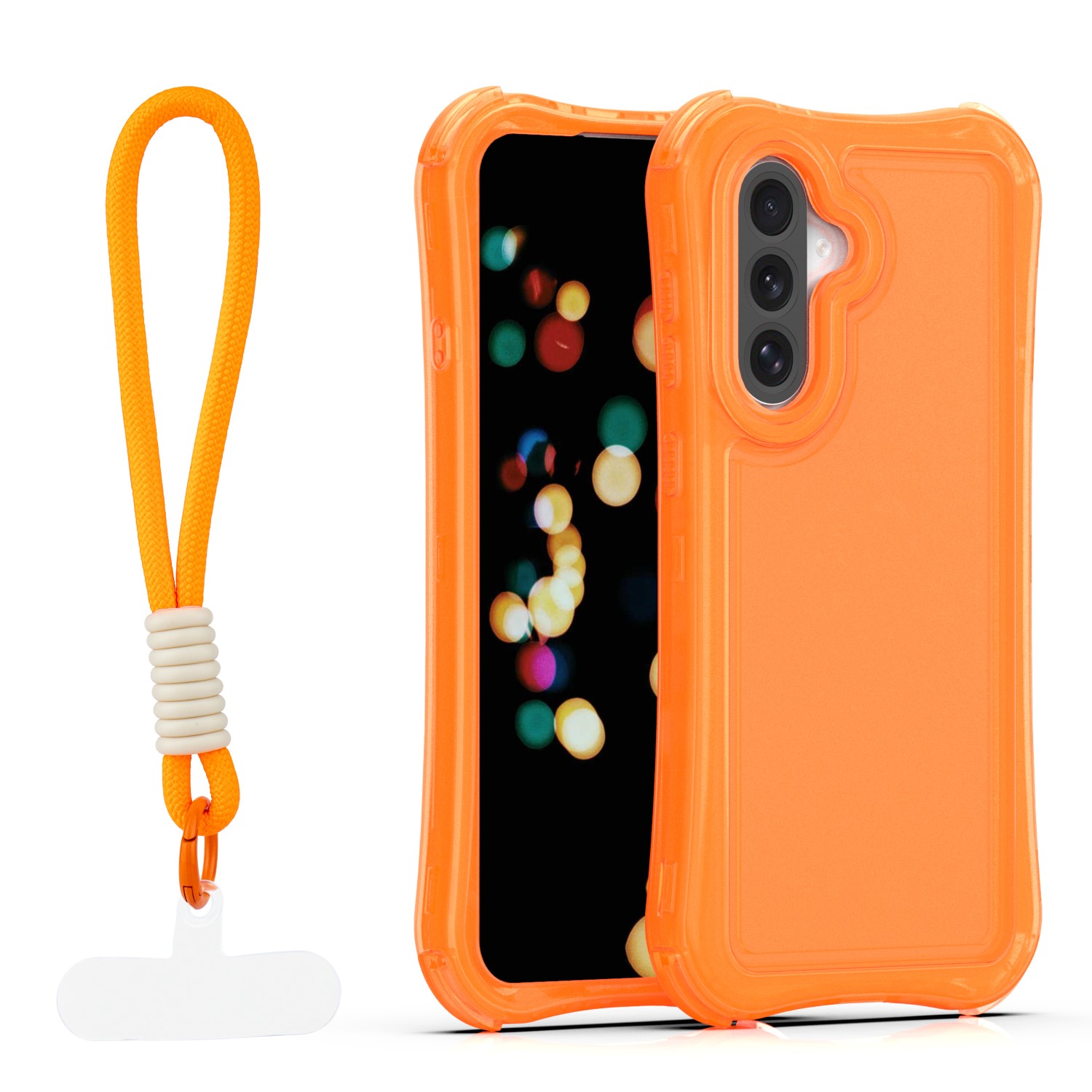 Safepop ümbris rihmaga Samsung Galaxy A36 5G / A56 5G / A37 5G jaoks oranž
